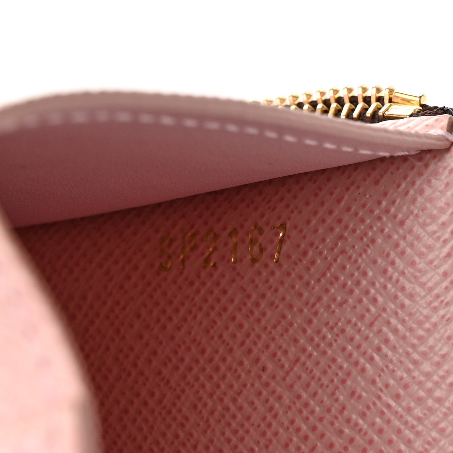 Louis Vuitton Damier Ebene Victorine Wallet Rose Ballerine 9 of 10