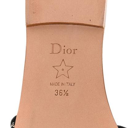 Christian Dior Canvas Embroidered Zodiac Mules Slide Sandals 36.5 White Multi 6 of 9
