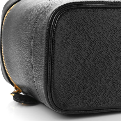 Chanel Caviar Vanity Cosmetic Case Black 8 of 9