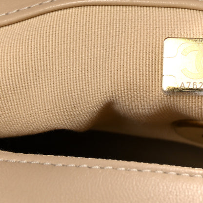 Chanel Lambskin Quilted Medium Chanel 19 Flap Beige 7 of 10