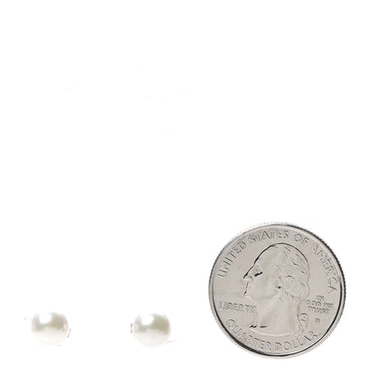 Mikimoto 18K White Gold 6-6.5mm Akoya Pearl Stud Earrings 2 of 5
