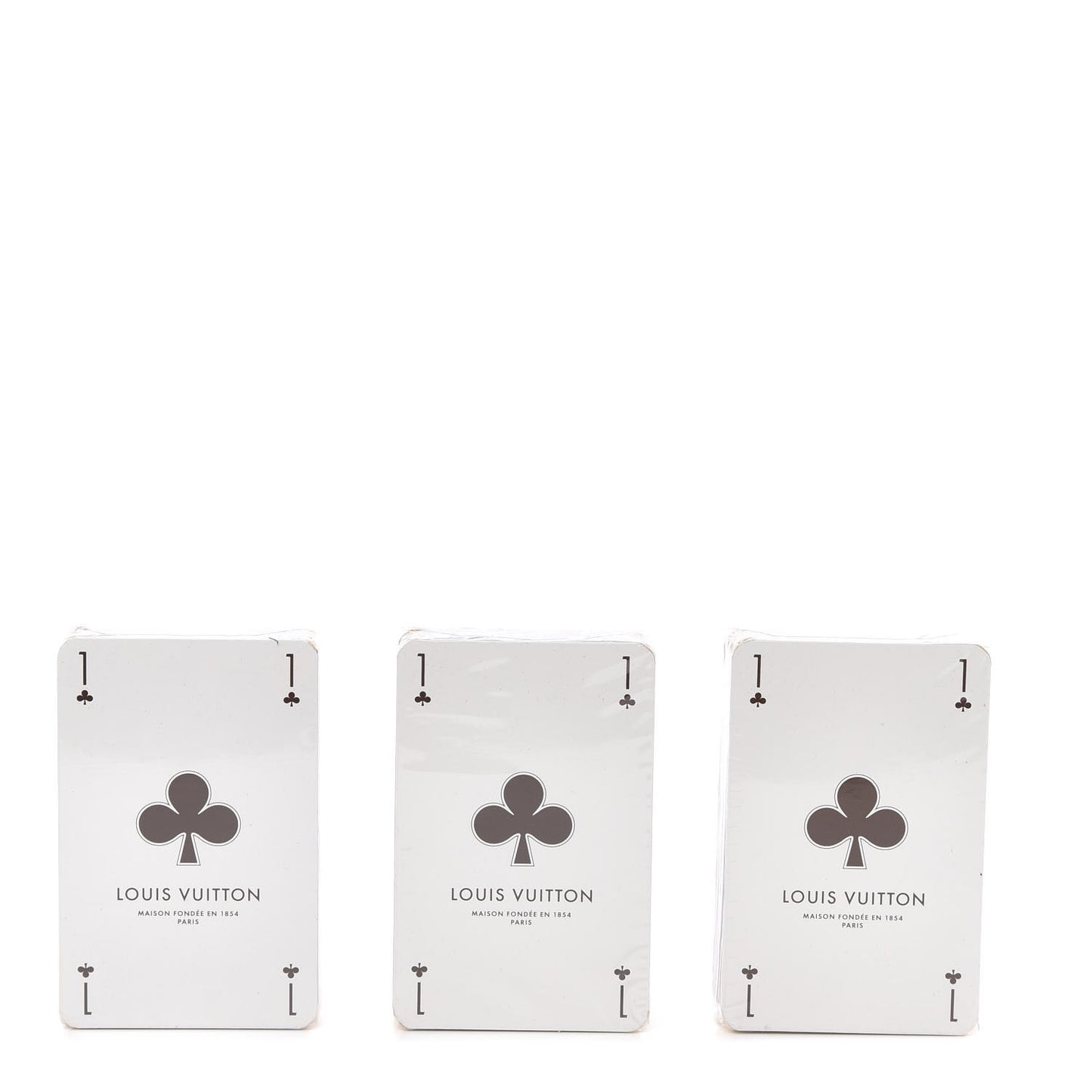 Monogram Fleur 3 Pack Playing Cards