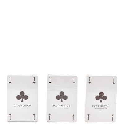 Louis Vuitton Monogram Fleur 3 Pack Playing Cards 3 of 5