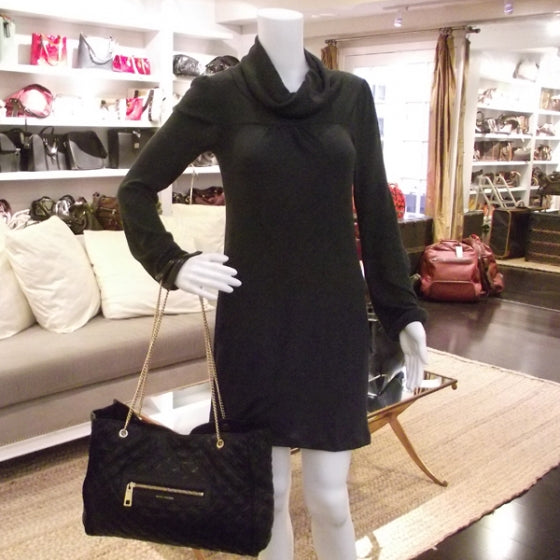 Marc Jacobs Leather Quilted Julie Black 2 of 11