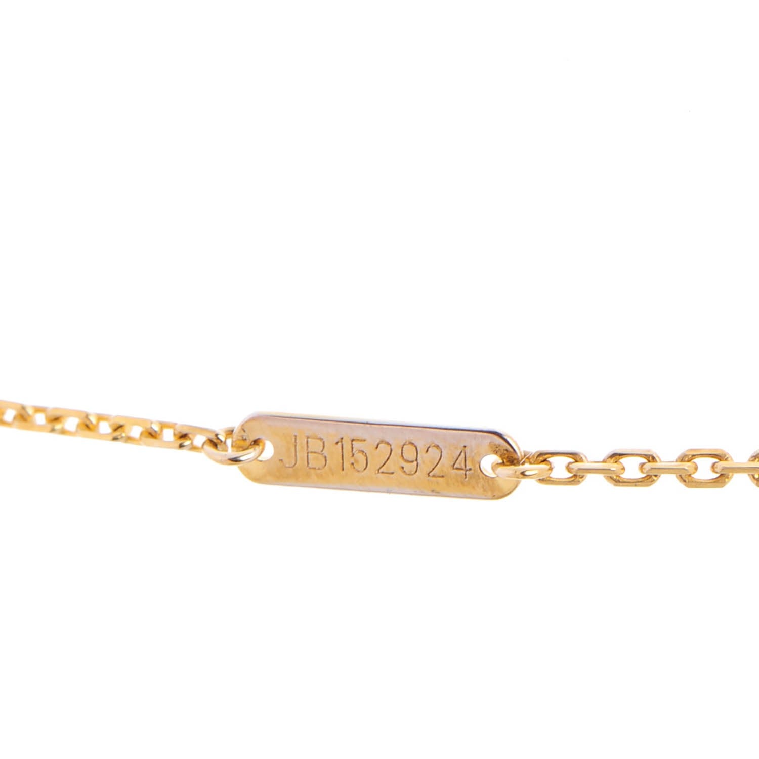 Van Cleef & Arpels 18K Yellow Gold Black Onyx Vintage Alhambra Pendant Necklace 4 of 6