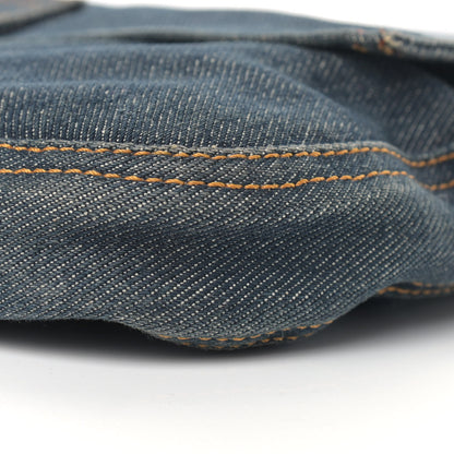 Fendi Denim Baguette Blue 7 of 15