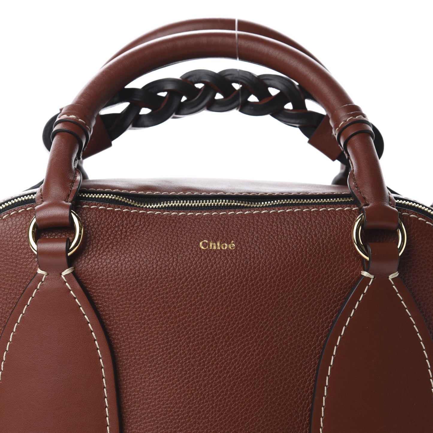 Calfskin Medium Daria Sepia Brown