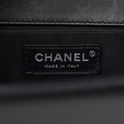 Chanel Lambskin Quilted Medium Boy Flap Black 6 of 12