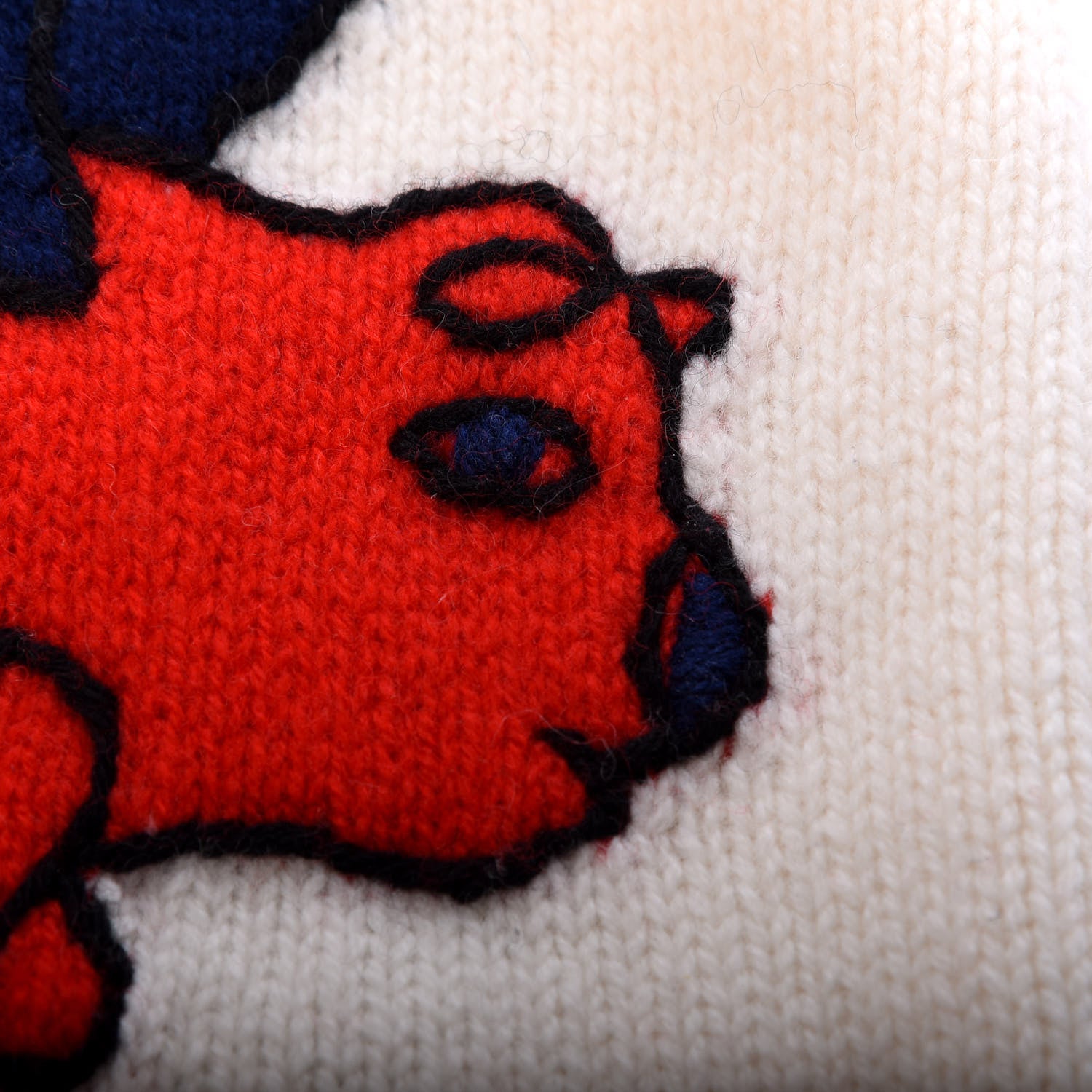 Gucci Wool Flying Pig Hat S Ivory 3 of 4