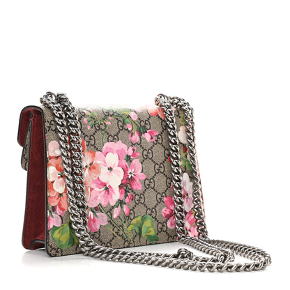 Gucci GG Supreme Monogram Blooms Mini Dionysus Shoulder Bag Beige Multicolor Dry Rose 3 of 9