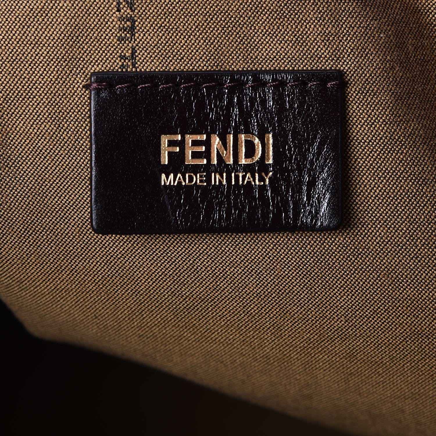 Fendi Zucca Special Shopping Tote Tobacco Granada 6 of 8