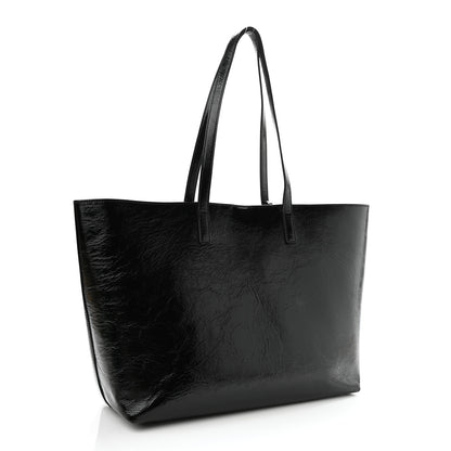 Saint Laurent Patent Calfskin Large Shopping Tote Black 4 of 14