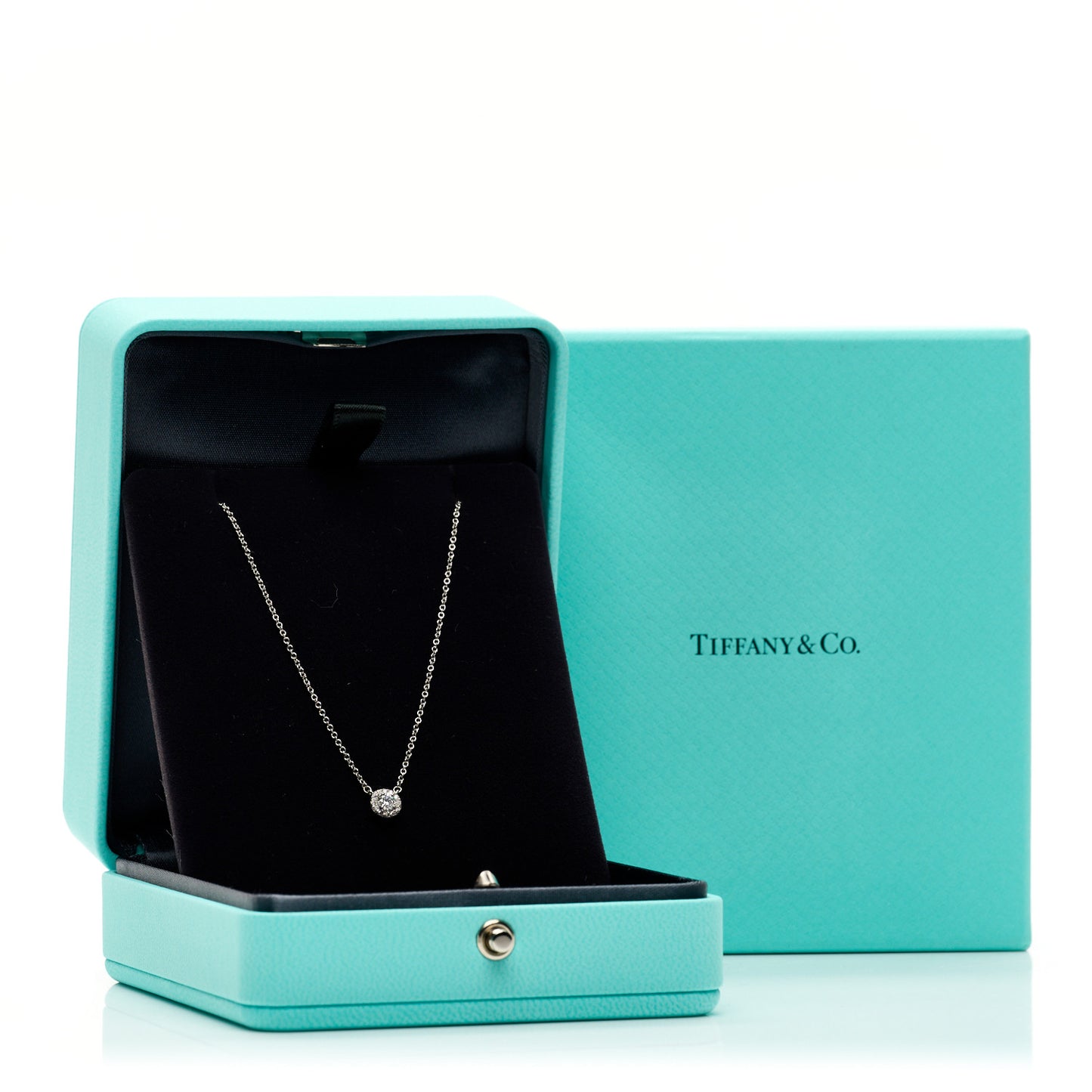 Platinum Diamond Soleste Pendant Necklace