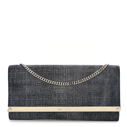 Jimmy Choo Denim Milla Clutch Blue 1 of 11