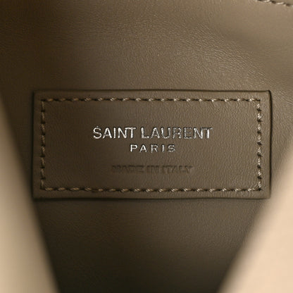 Saint Laurent Smooth Calfskin Small Le 5 A 7 Soft Hobo Sea Salt 6 of 8