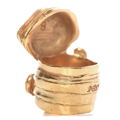 Saint Laurent Enamel Arty Ring 8 Turquoise 3 of 6