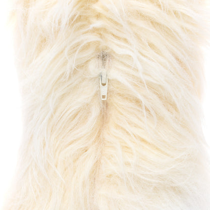 Chanel Fantasy Fur Icicle Heel Mukluks Boots 40 Ecru 8 of 8