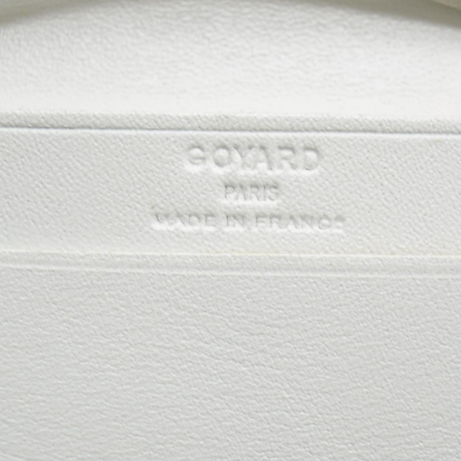 Goyard Goyardine Saint Marc Folding Card Case White 6 of 7