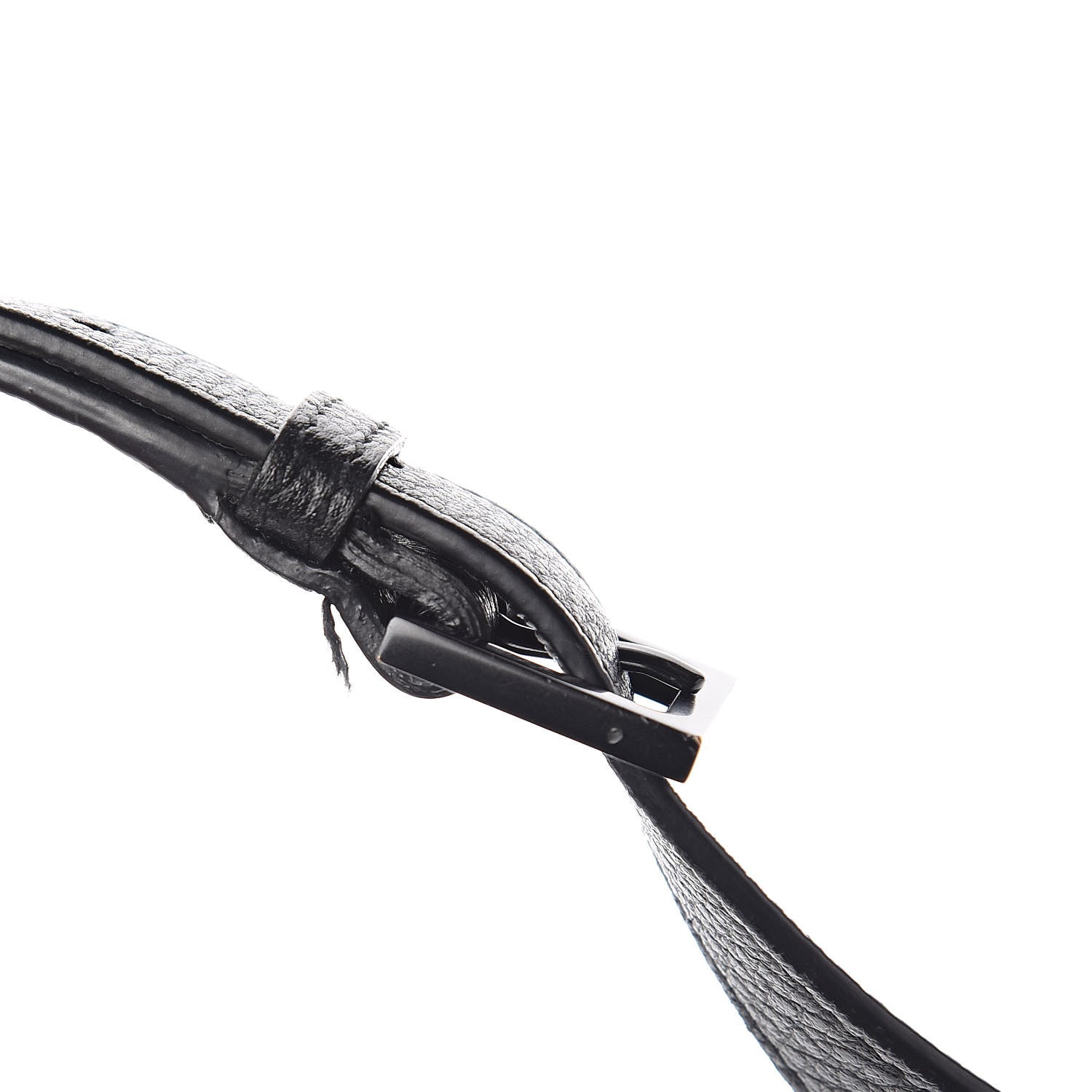Saint Laurent Grained Calfskin Medium Monogram Sunset Satchel Black 9 of 13