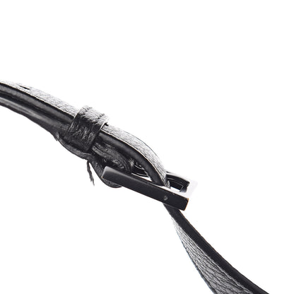 Saint Laurent Grained Calfskin Medium Monogram Sunset Satchel Black 9 of 13