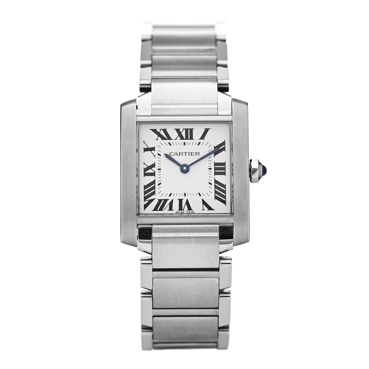 Cartier Stainless Steel 25mm Tank Francaise Quartz Watch 1 of 5