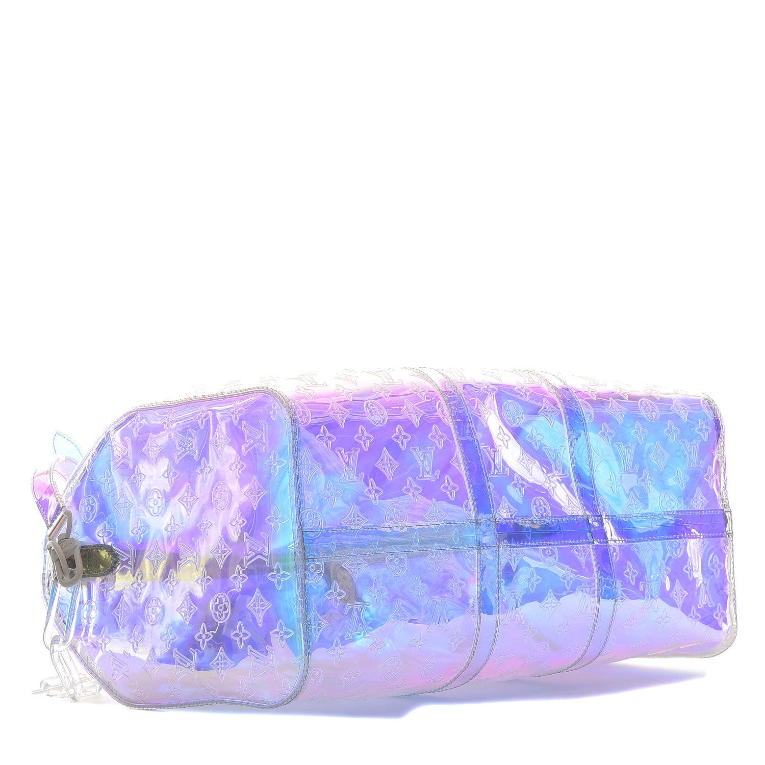 Louis Vuitton PVC Monogram Keepall Bandouliere 50 Iridescent Prism 4 of 8