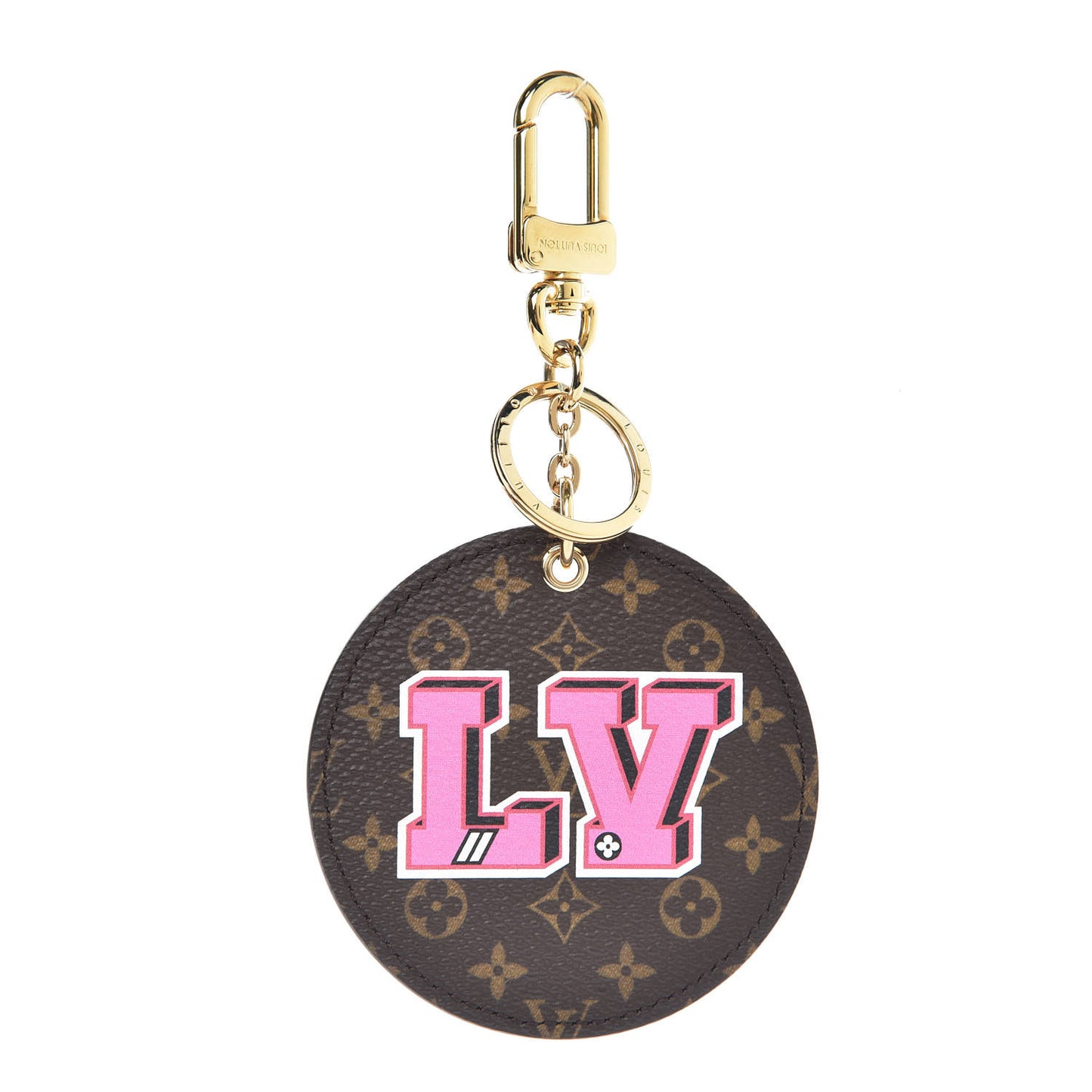Monogram Stories Bag Charm Key Holder