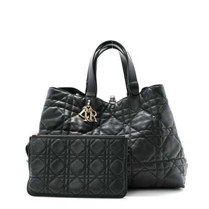 Christian Dior Calfskin Macrocannage Large Toujours Black 3 of 15