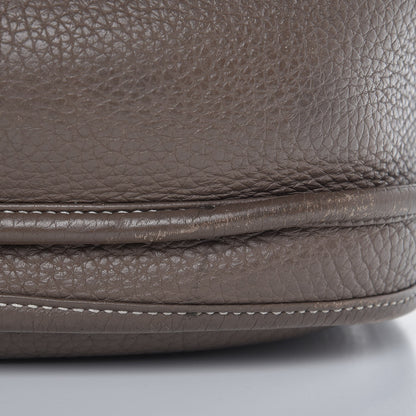 Hermes Taurillon Clemence Evelyne III PM Etoupe 18 of 18