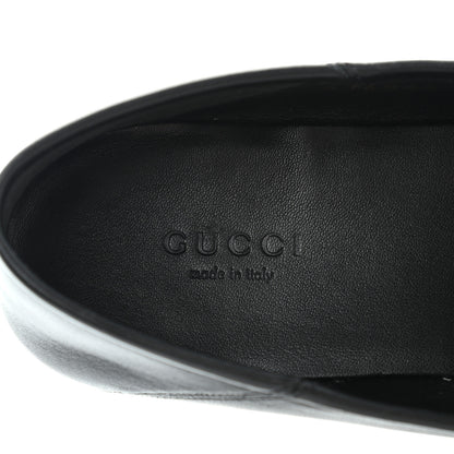 Gucci Lambskin Womens Brixton Horsebit Loafers 38.5 Black 6 of 8