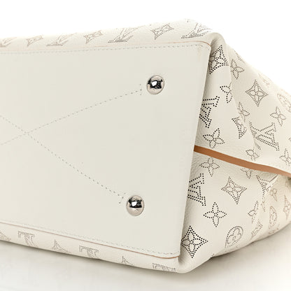Louis Vuitton Mahina Carmel Hobo Snow 10 of 11