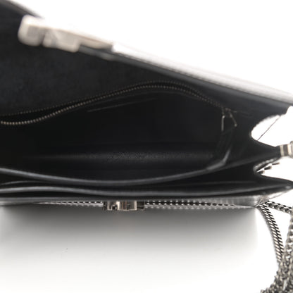 Saint Laurent Patent Monogram Cassandra Clasp Bag Black 5 of 11