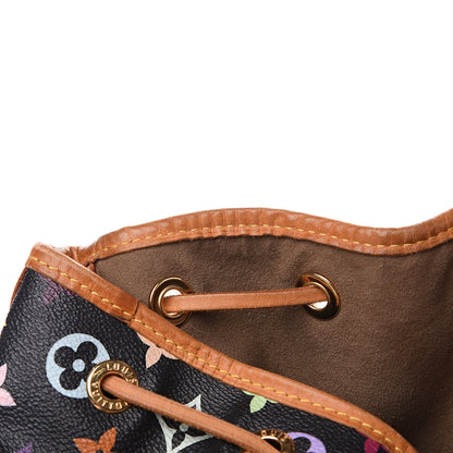 Louis Vuitton Monogram Multicolor Petit Noe Black 7 of 14
