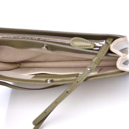 Balenciaga Cotton Canvas Pochette Crossbody Bag Vert Militaire 5 of 21