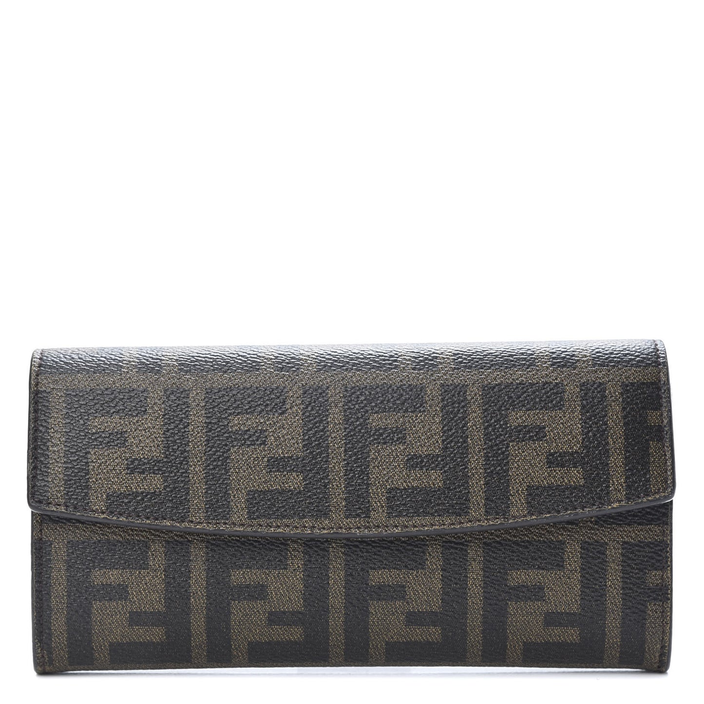 Zucca Spalmati Vitello Elite Simply Continental Wallet Tobacco Mattone