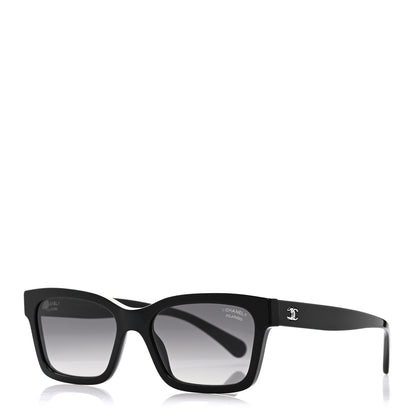 Chanel Acetate Polarized Square Sunglasses 5417 Black 1 of 8