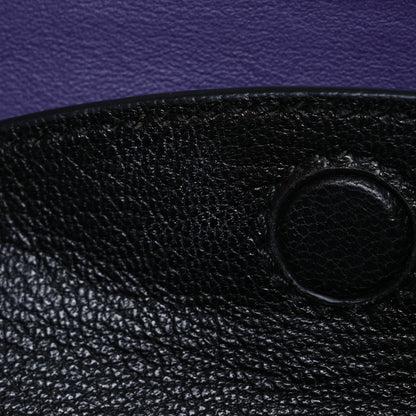 Prada City Calfskin Saffiano Cahier Bag Viola Black 17 of 17