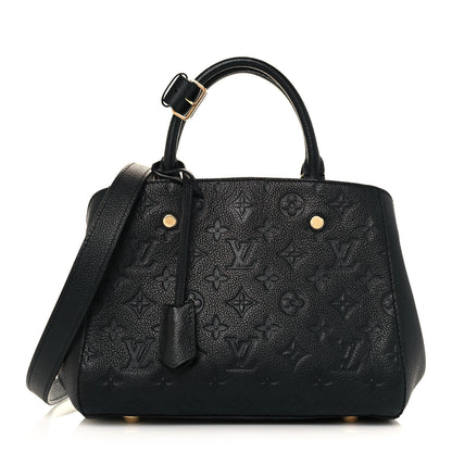 Louis Vuitton Empreinte Montaigne BB Black 1 of 17