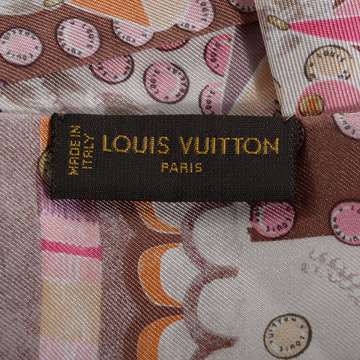 Louis Vuitton Silk Escale Bandeau Pink 5 of 6