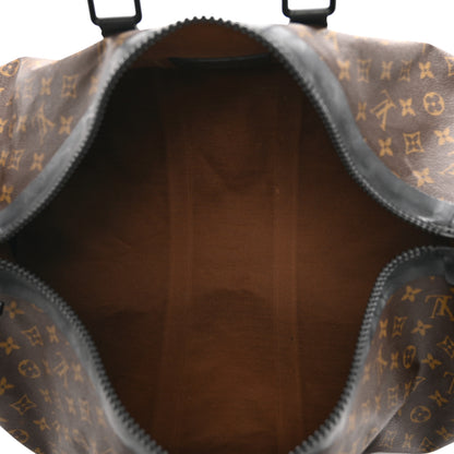 Louis Vuitton Monogram Waterproof Keepall Bandouliere 55 5 of 11