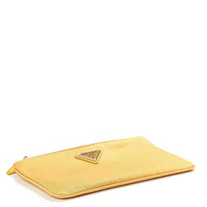 Prada Tessuto Nylon Saffiano Wristlet Mimosa 4 of 7