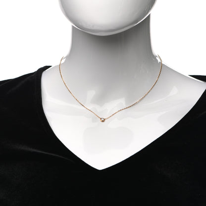 Cartier 18K Pink Gold Diamond LM D'Amour Pendant Necklace 2 of 7