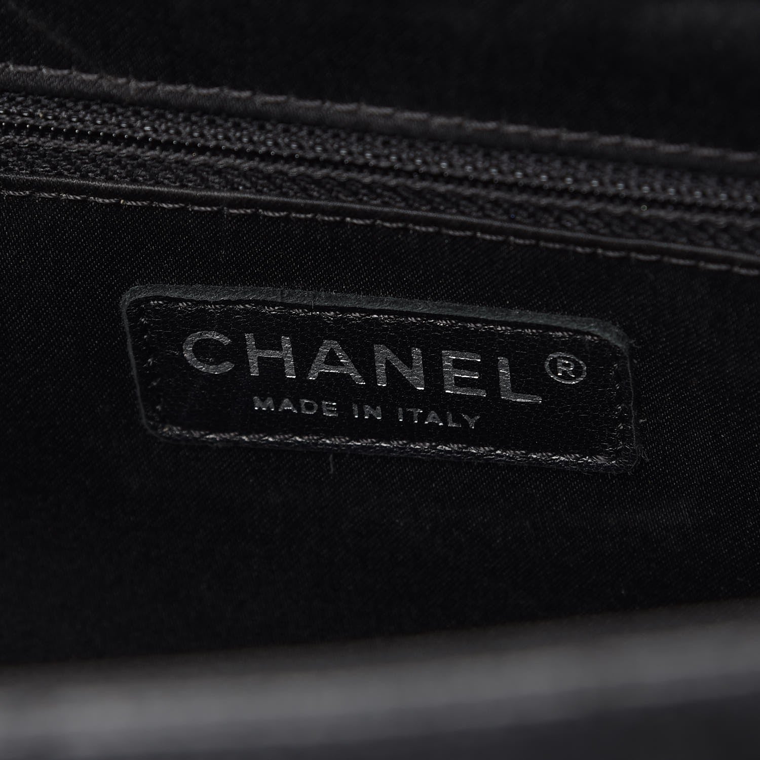 Chanel Caviar Quilted XL Grand Shopping Tote GST Black 6 of 10