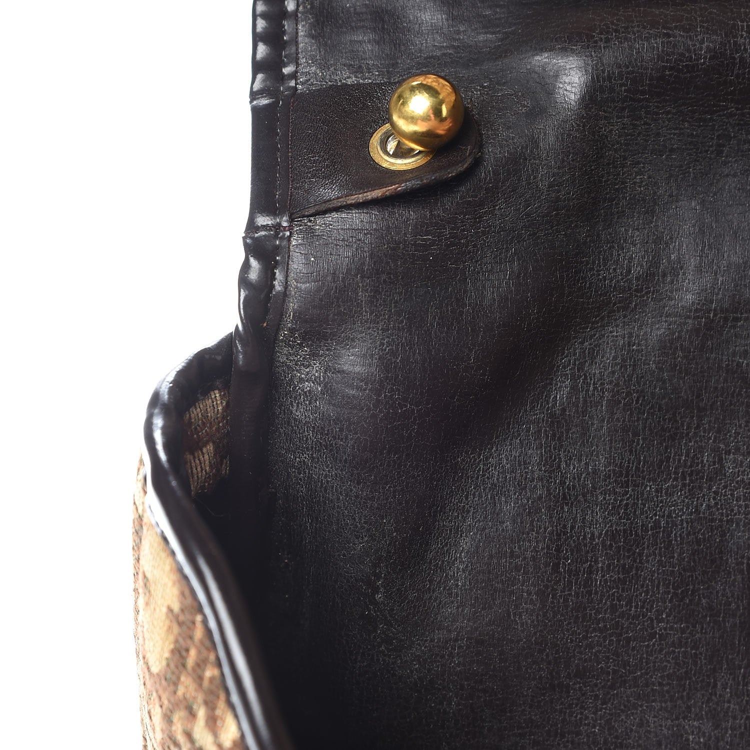 Christian Dior Monogram Flap Brown 7 of 11