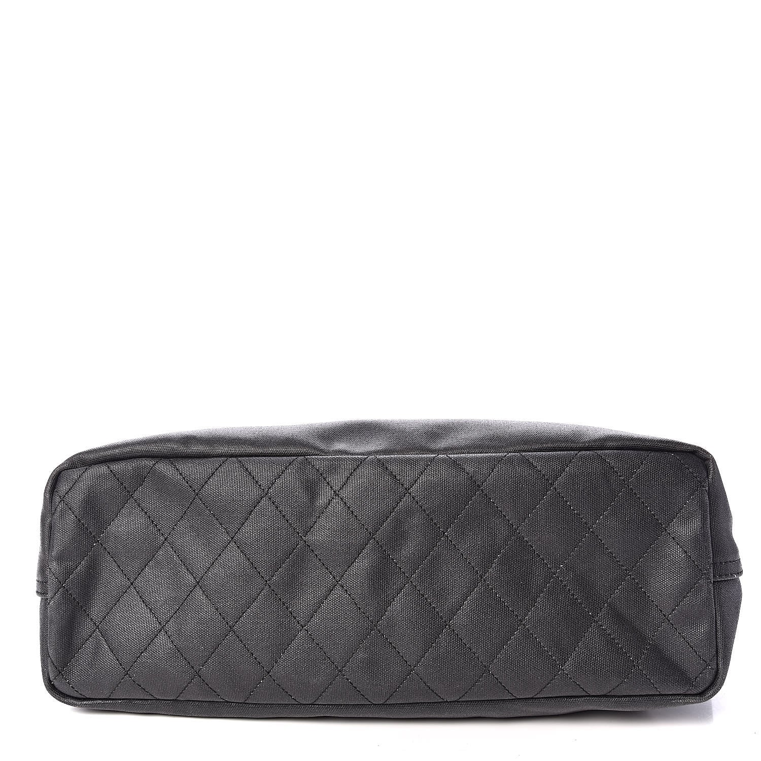 Chanel Canvas Karl Lagerfeld Mobile Art Tote Black 10 of 10