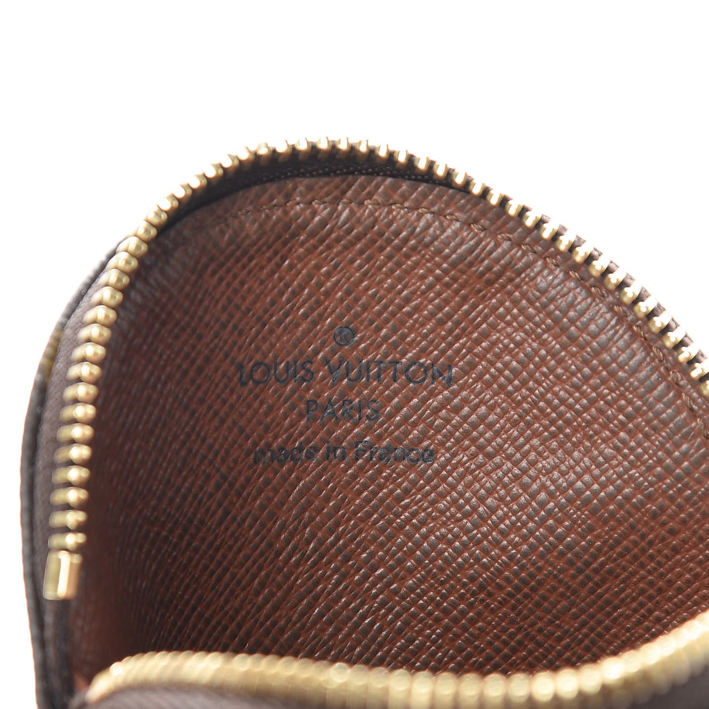 Monogram Round Coin Purse