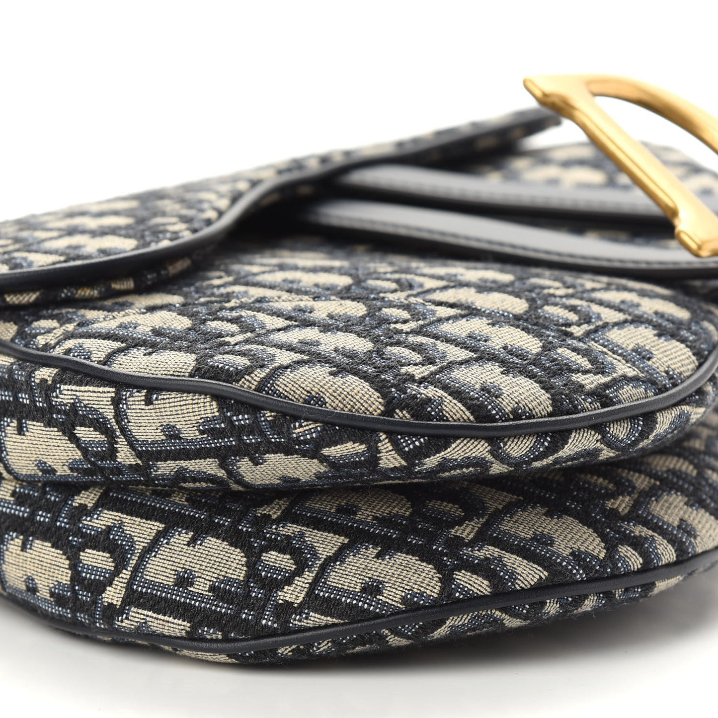 Oblique Saddle Bag Blue