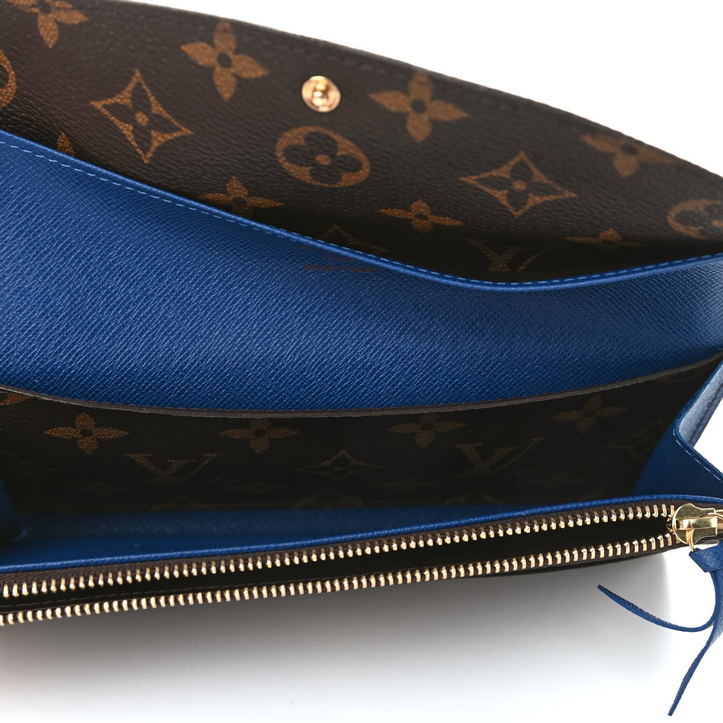 Monogram Emilie Wallet Blue