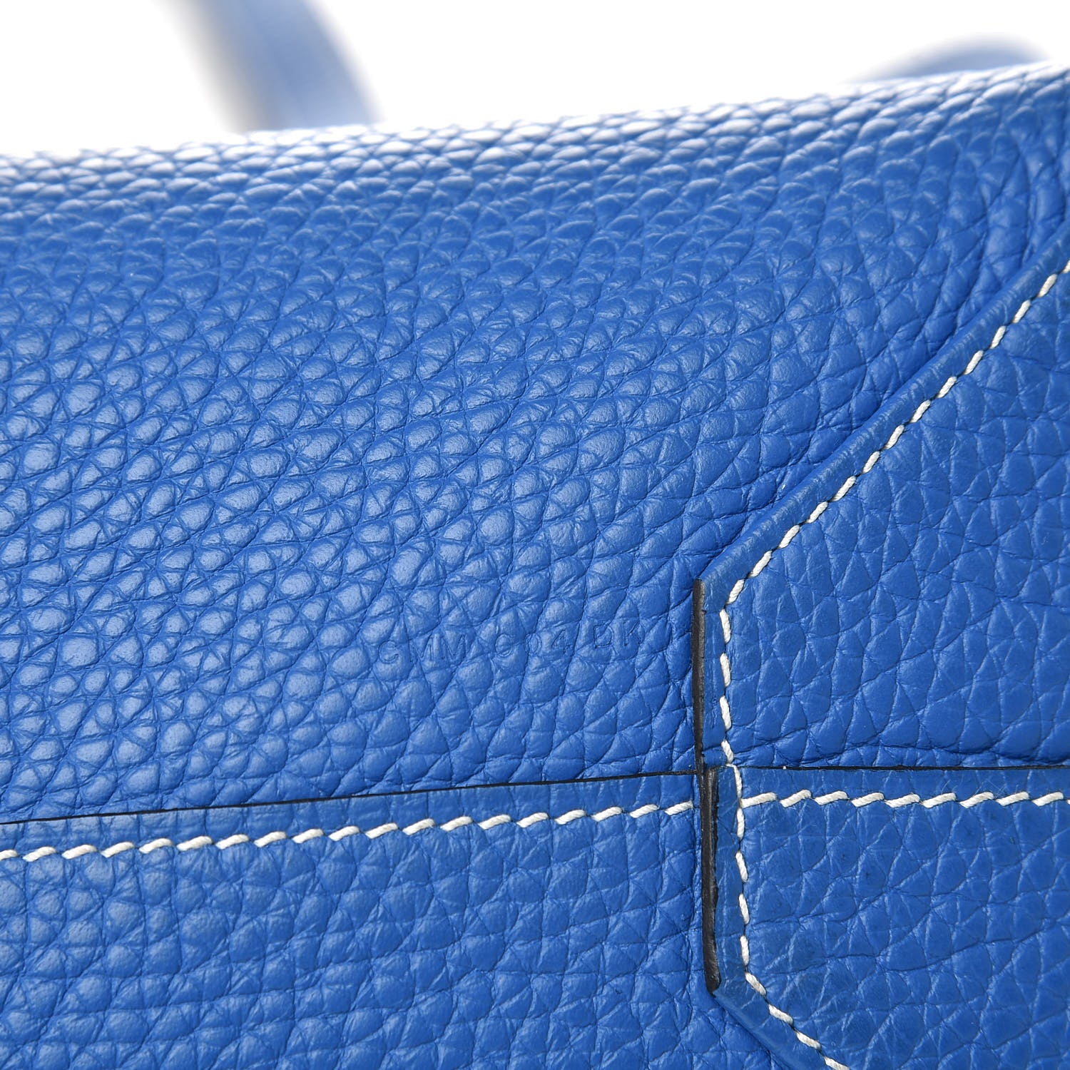 Hermes Taurillon Clemence Double Sens 45 Reversible Tote Bleu Encre Zellige 28 of 29