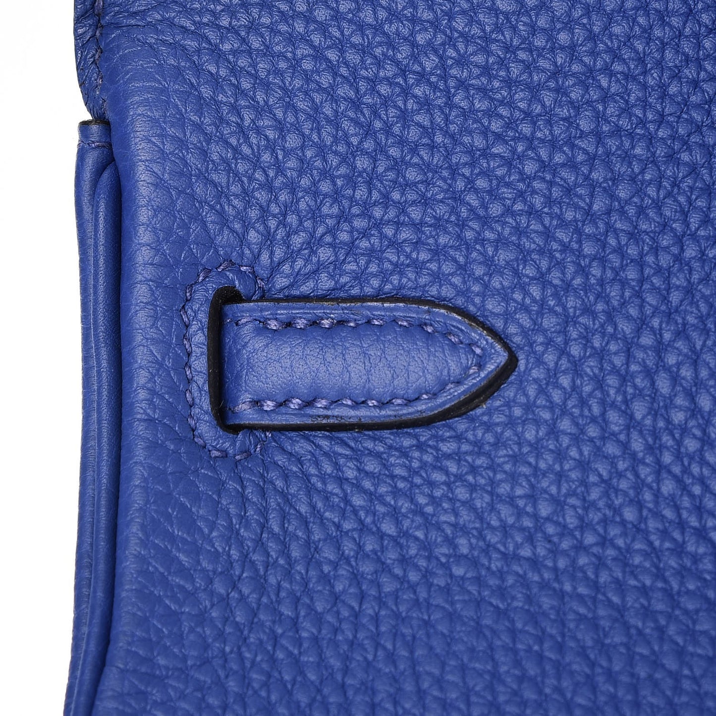 Togo Birkin 25 Bleu Electrique